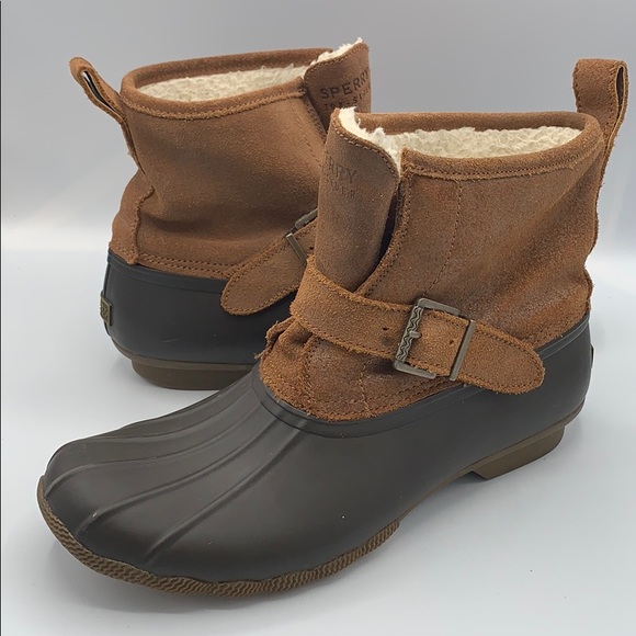 women's sperry duck boots size 11